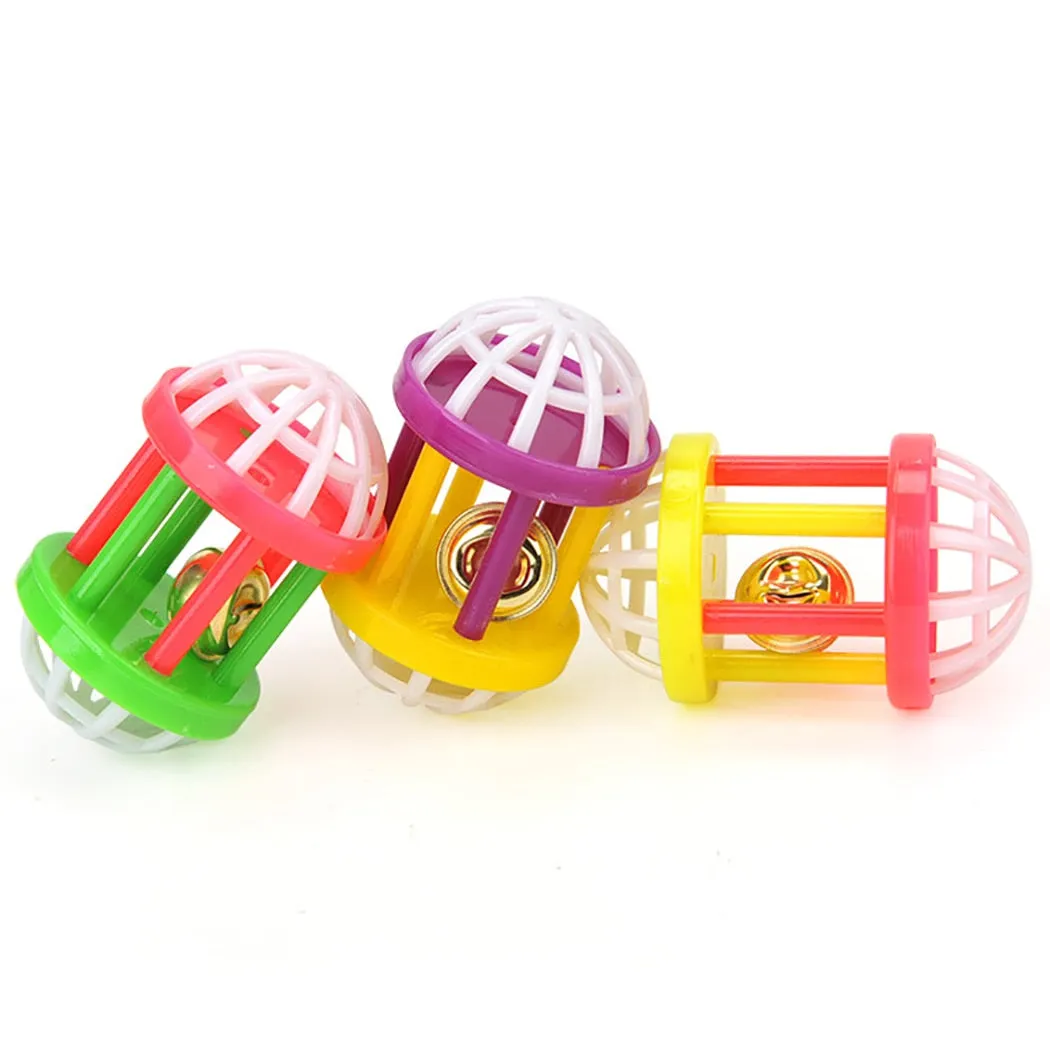 1 piece Cat Toy Stick Feather Wand With Bell Mouse Cage