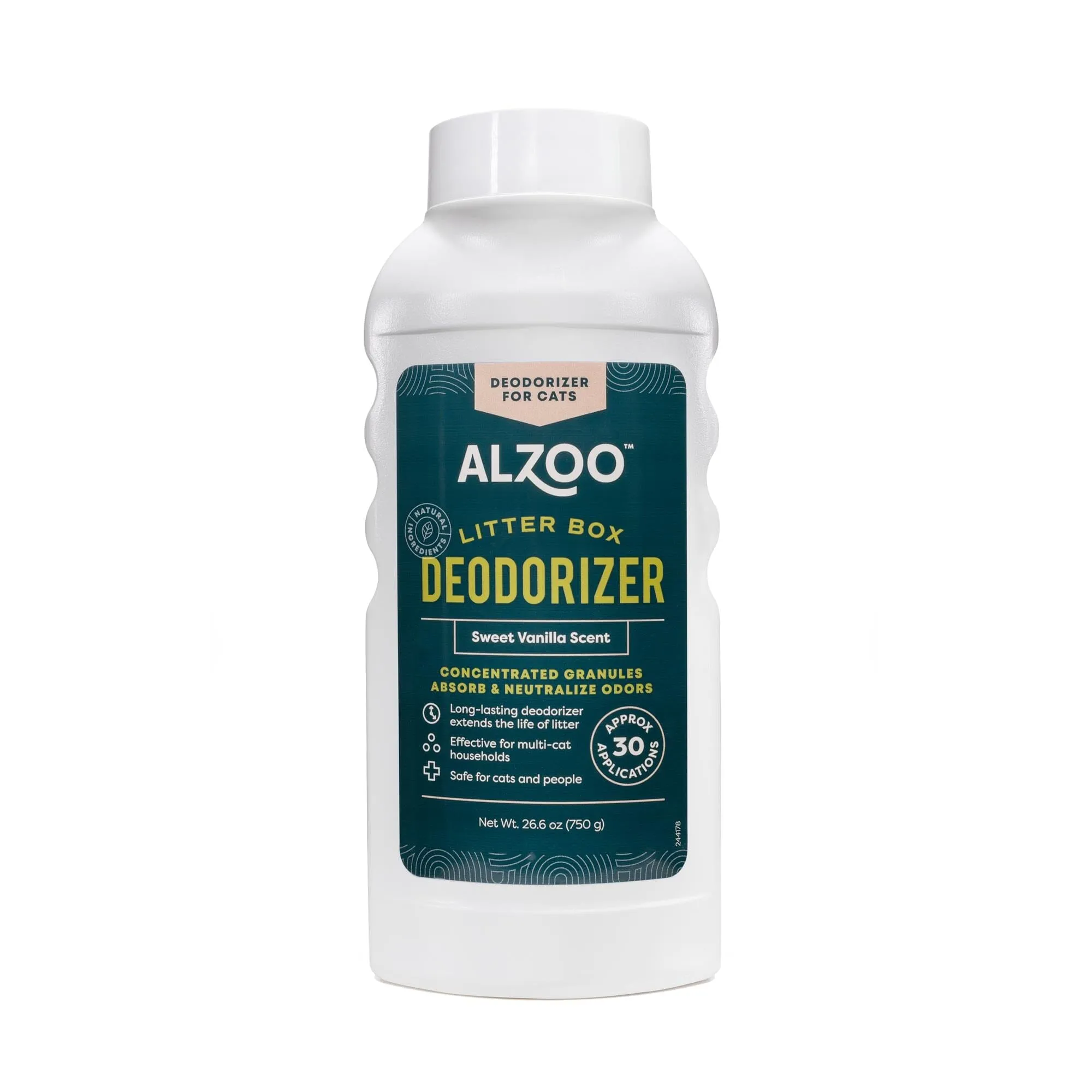 Alzoo Vanilla Cat Litter Deodorizer Spray - 26.6 Oz
