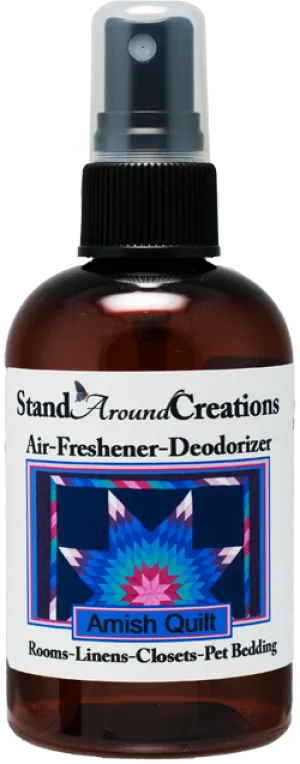 AMISH QUILT AIR-FRESHENER / DEODORIZER;  4-OZ.