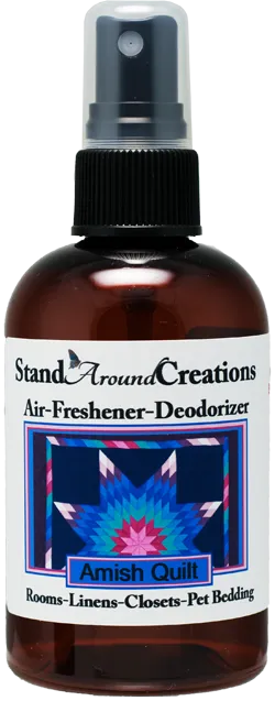 AMISH QUILT AIR-FRESHENER / DEODORIZER;  4-OZ.