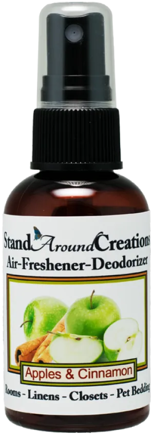 APPLES & CINNAMON AIR-FRESHENER / DEODORIZER;  2-OZ.