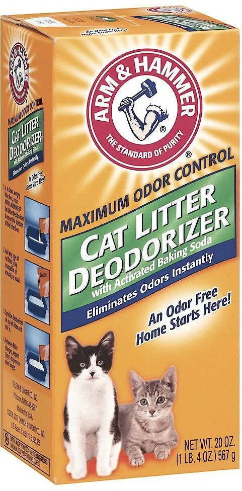 Arm & Hammer Cat Litter Deodorizer Powder With Baking Soda 20-oz