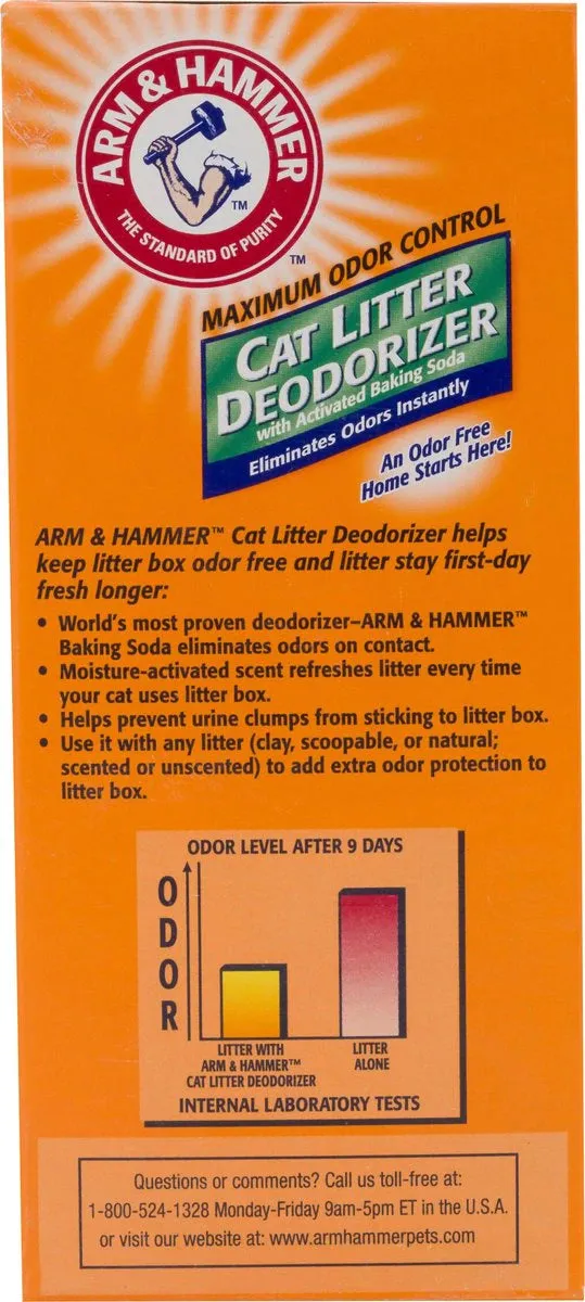 Arm & Hammer Cat Litter Deodorizer Powder With Baking Soda 20-oz