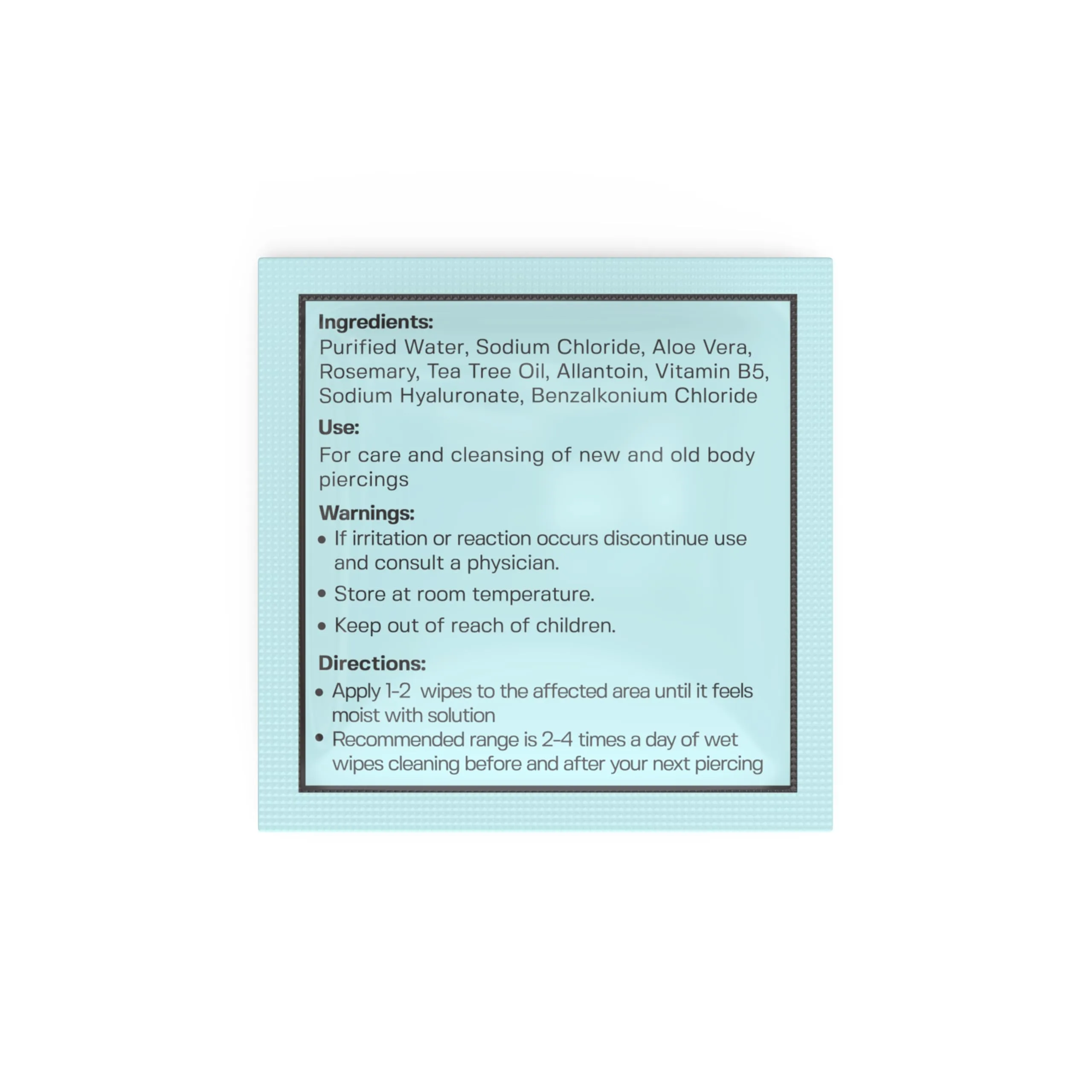 BASE LABORATORIES Piercing Aftercare Wipes | Cleanses & Sanitizes | Piercing Cleaner Wipes for Nose, Ear, Lips | Saline Solution for Piercings | Keloid Bump Removal & Piercing Bump Treatment -75 Wipes Unscented 75 Count (Pack of 1)