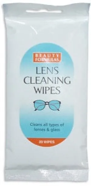 Beauty Formulas Lens Cleaning Wipes x20