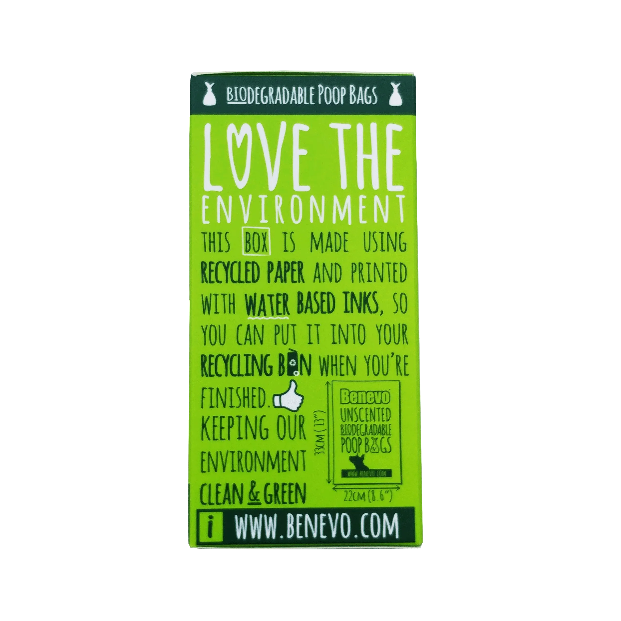 Benevo Biodegradable Poop Bags - 120 bags