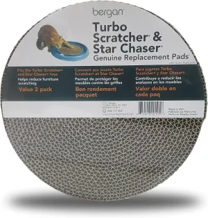 Bergan Turbo Scratcher Replacement Pads, 2 Pack