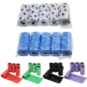 Biodegradable Dog Poop Bags – 5 Roll Pack