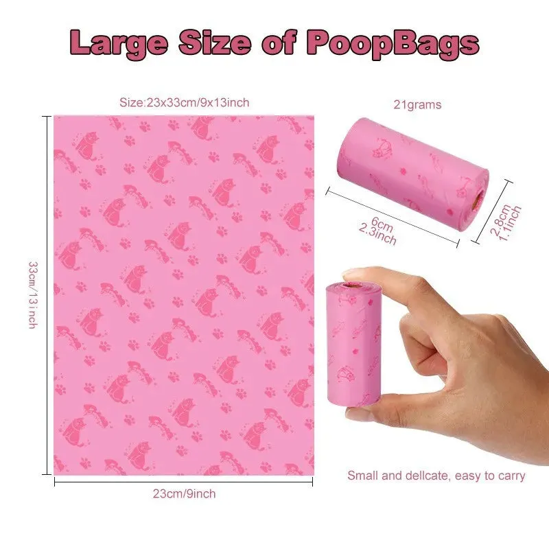 Biodegradable Dog Poop Bags - Thick, Breakpoint Design, Outdoor Pet Waste Bags