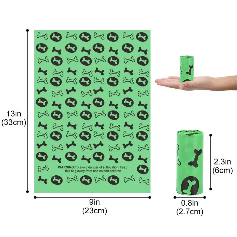 Biodegradable Dog Poop Bags - Thick, Breakpoint Design, Outdoor Pet Waste Bags