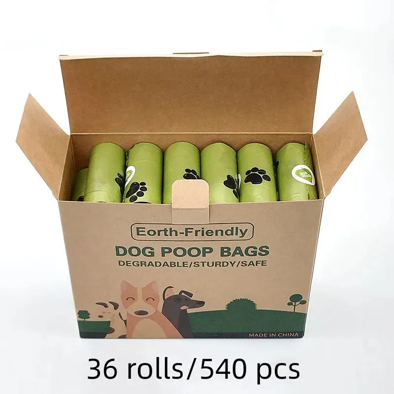 Biodegradable Scented Dog Poop Bags with Dispenser