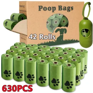 Biodegradable Scented Dog Poop Bags with Dispenser