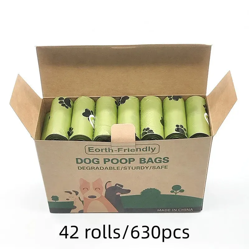 Biodegradable Scented Dog Poop Bags with Dispenser