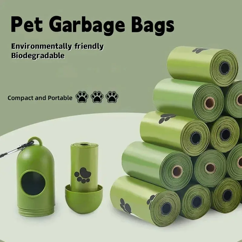 Biodegradable Scented Dog Poop Bags with Dispenser