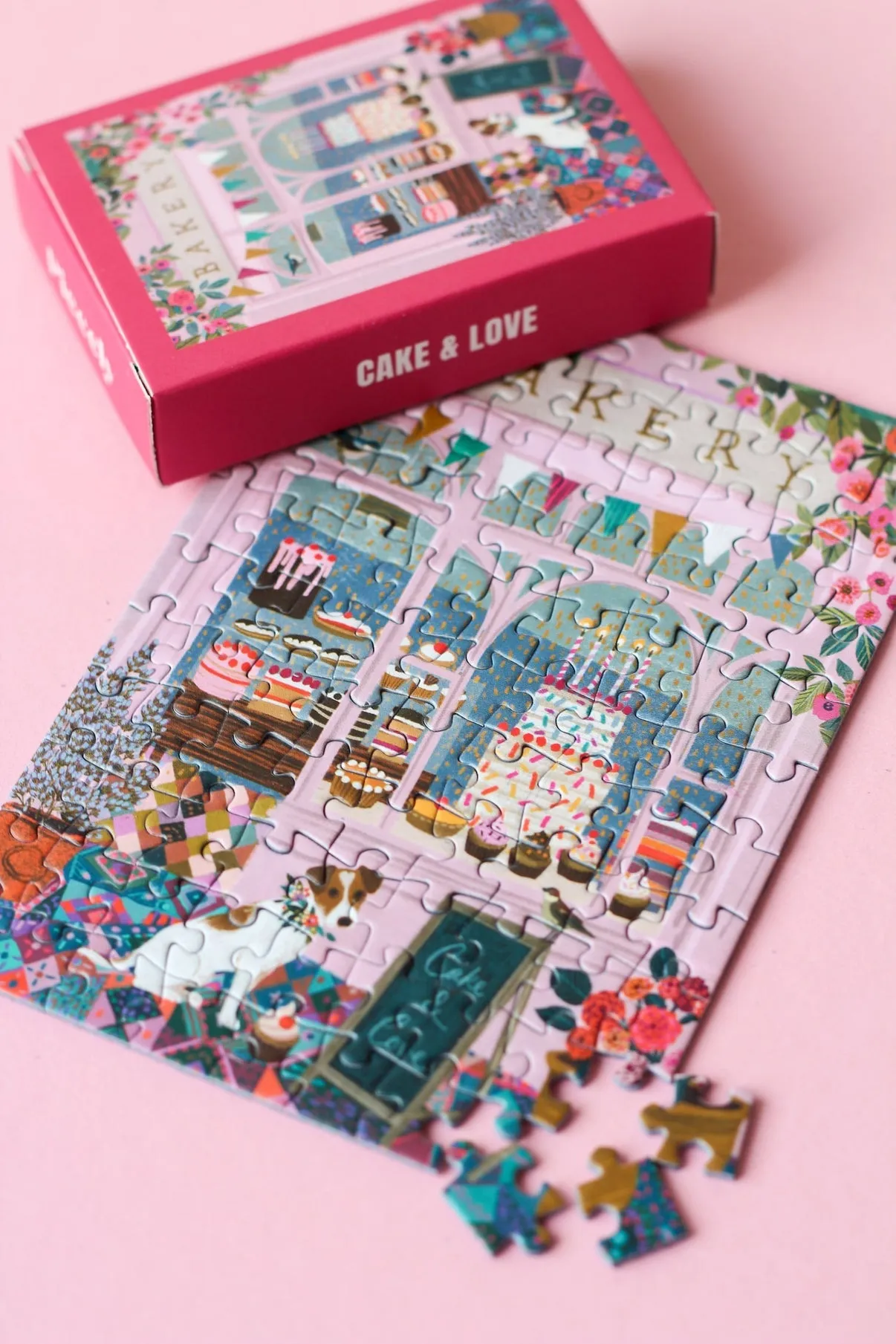 Cake & Love Mini | 99 Piece Jigsaw Puzzle