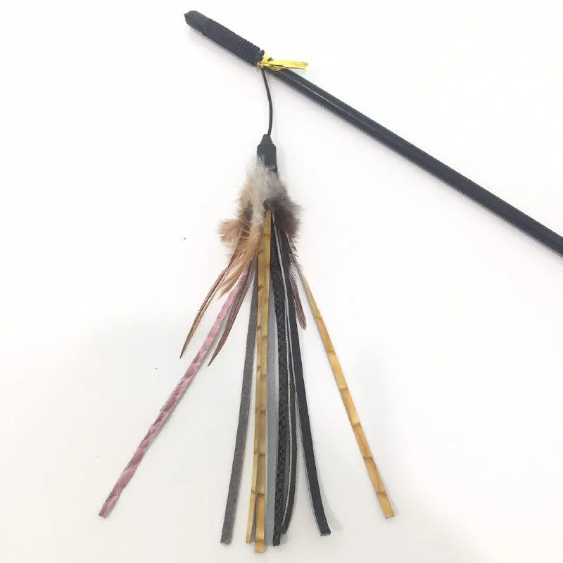 cat teaser feather wand