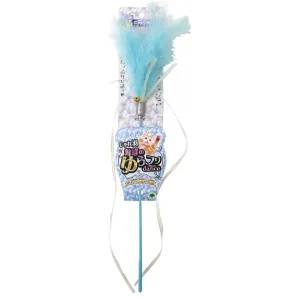 CattyMan Playful Cat Wand Toy Dressy Blue