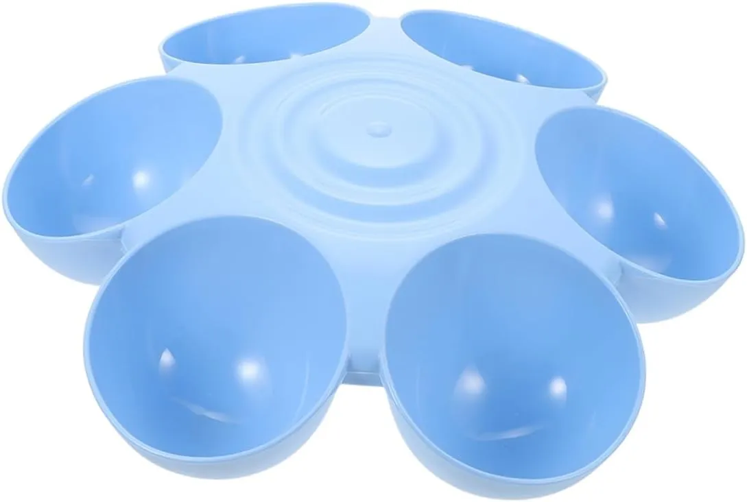 Dog Feeding Bowl Multi-Grid Design for Pets Versatile Food and Water Bowl for Cats and Puppies Non-deformable Material for Home Use
