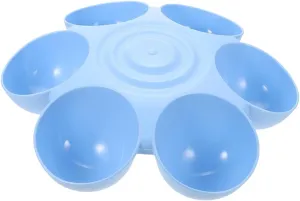 Dog Feeding Bowl Multi-Grid Design for Pets Versatile Food and Water Bowl for Cats and Puppies Non-deformable Material for Home Use