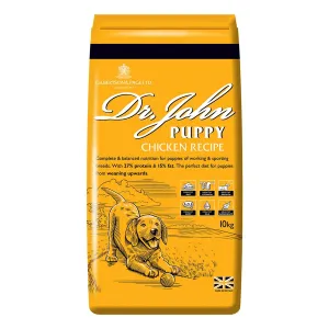Dr John Working Puppy Dry Dog Food with Chicken 10kg