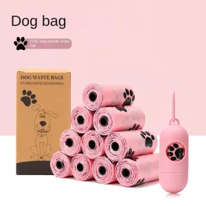 Eco-Friendly Biodegradable Dog Poop Bags with Dispenser