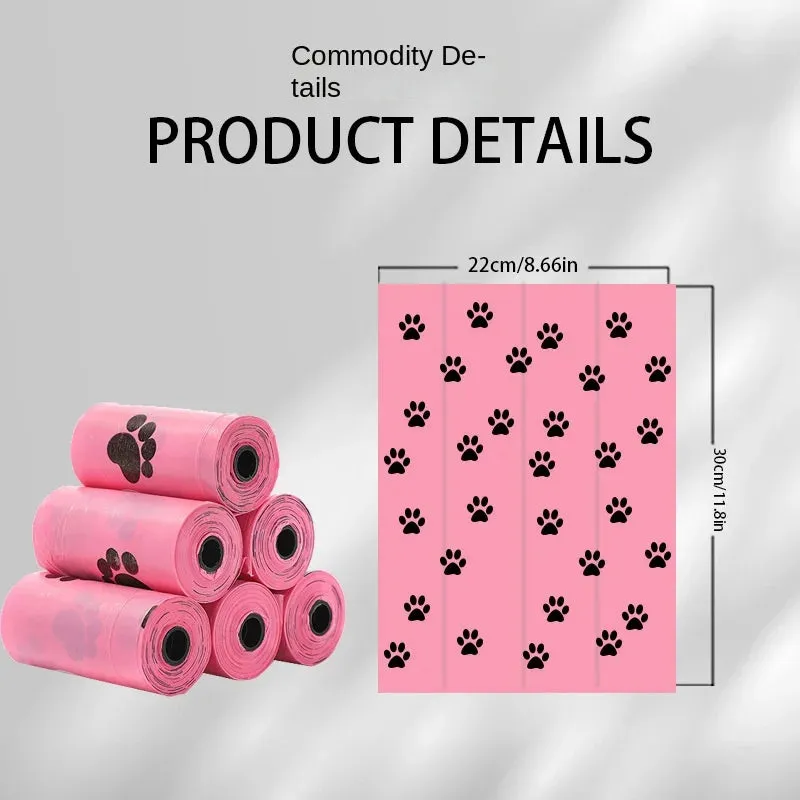 Eco-Friendly Biodegradable Dog Poop Bags with Dispenser