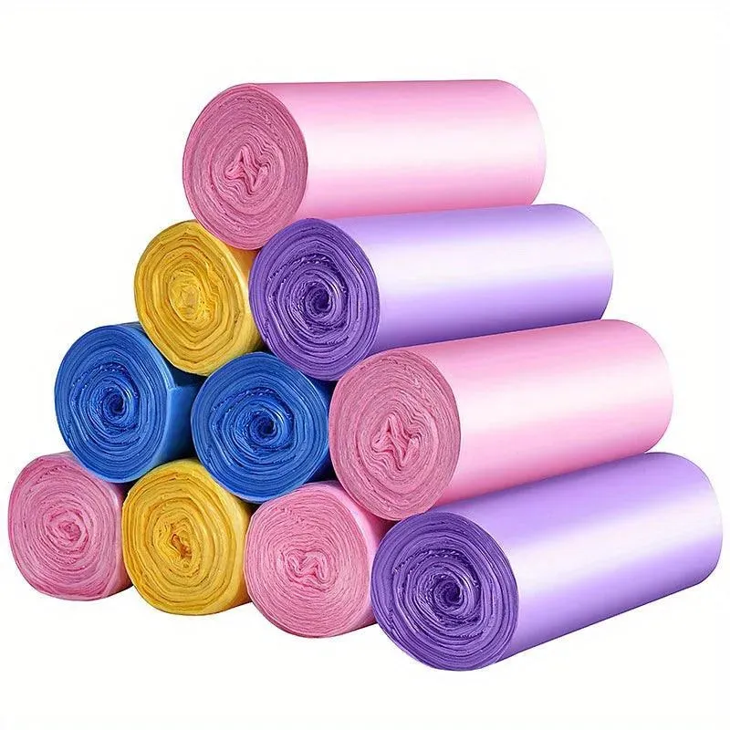 Economy Pack 100pcs/5 Rolls Garbage Bags, 120g