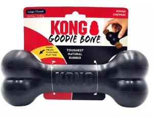 Extreme Goodie Bone Dog Toy Black - Large