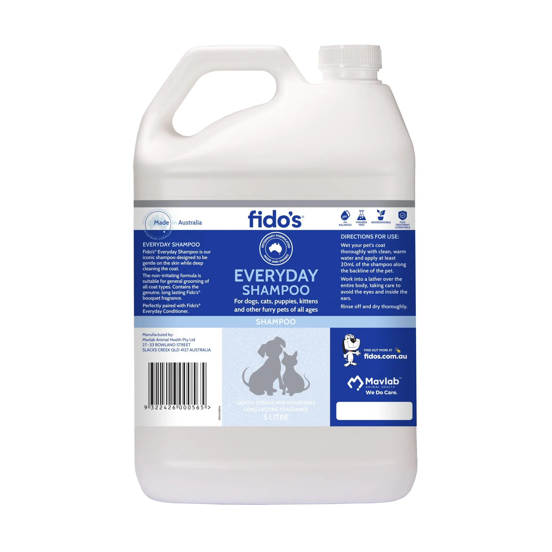 Fido's Everyday Shampoo for Dogs & Cats