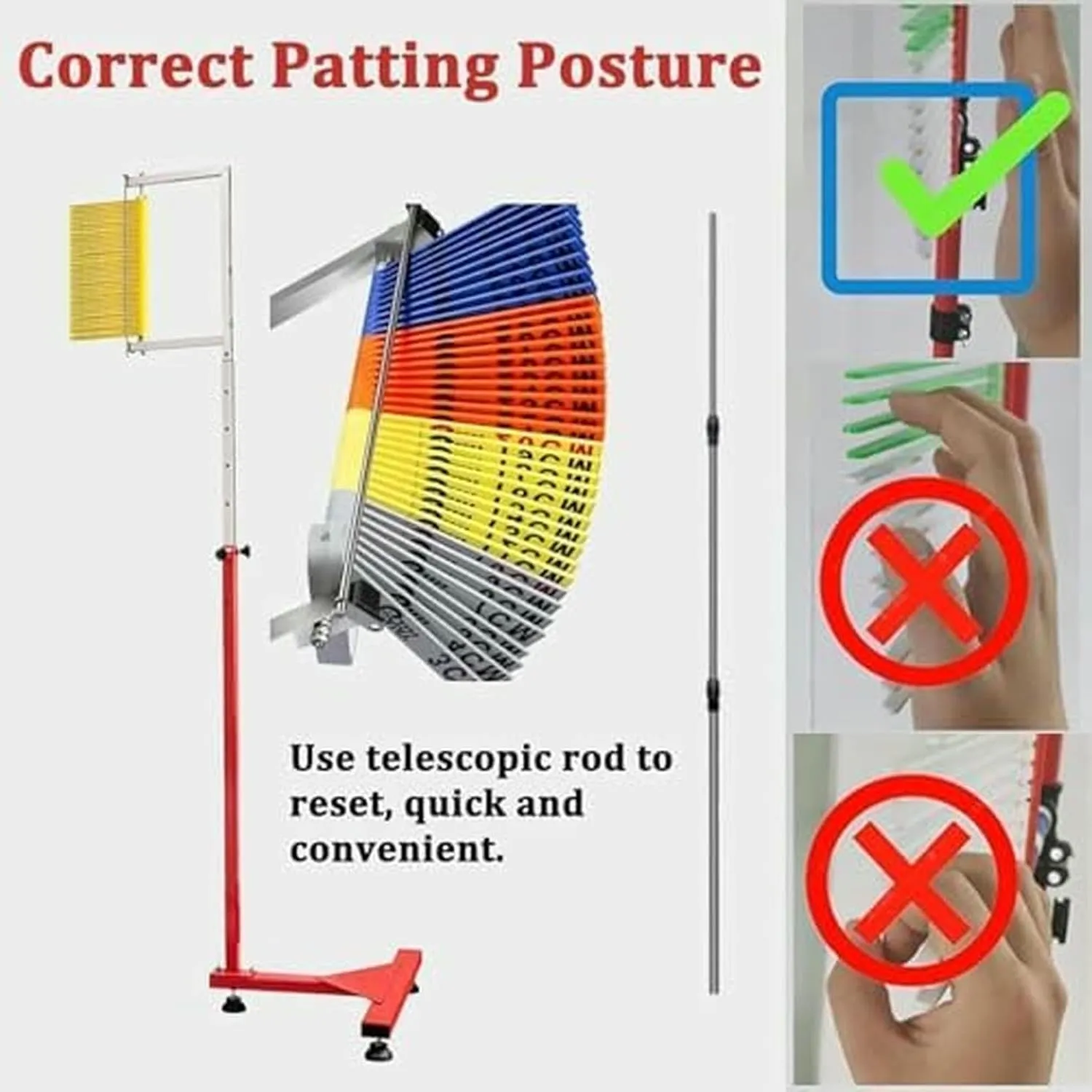 Free-Standing Jump Measurement TesterVertical Jump Trainer, Vertical Jump Tester, Jump Height Gauge, Vertical Jump Tester, Pull Cord and Moving Wheel Reset~/