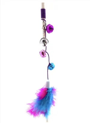 FurPrize! Cotton Candy Bells  Feather Teaser Wand 🔔