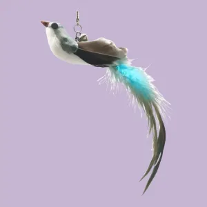 Furprize! Turquoise Bird Feather Wand refill