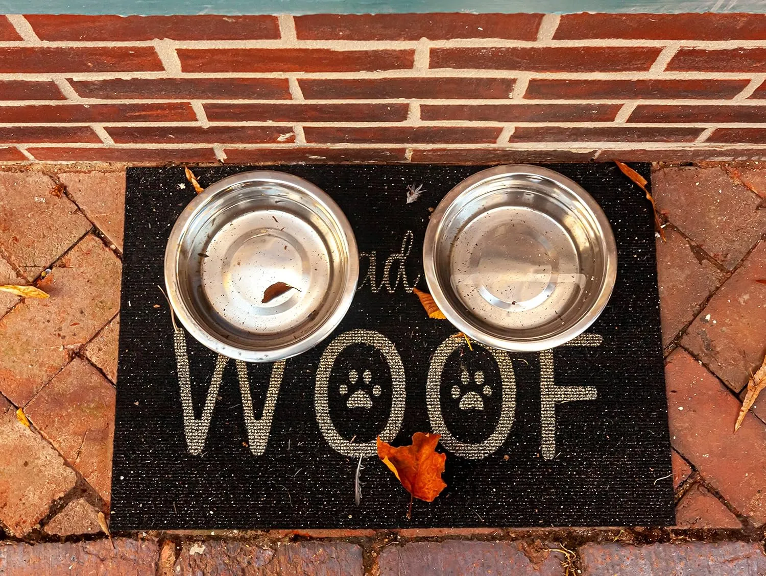 Greendale - 2 Pack - Large (6.75 Cups) - Stainless Steel Metal Dog Bowls - Perfect for Dog Food and Water