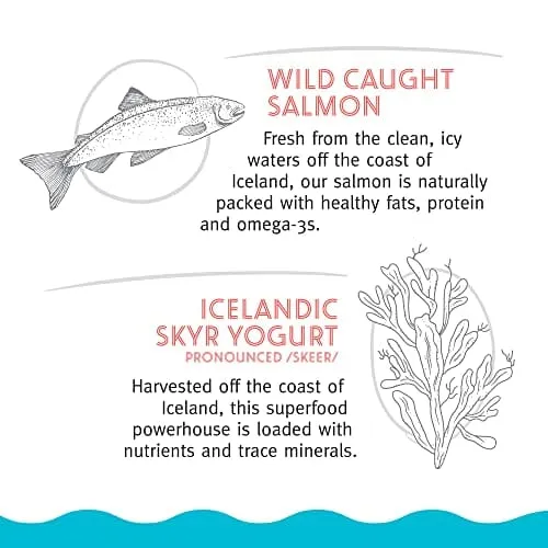 Icelandic  Soft Chew Salmon & Seaweed Soft and Chewy Dog Treats - 2.25 Oz
