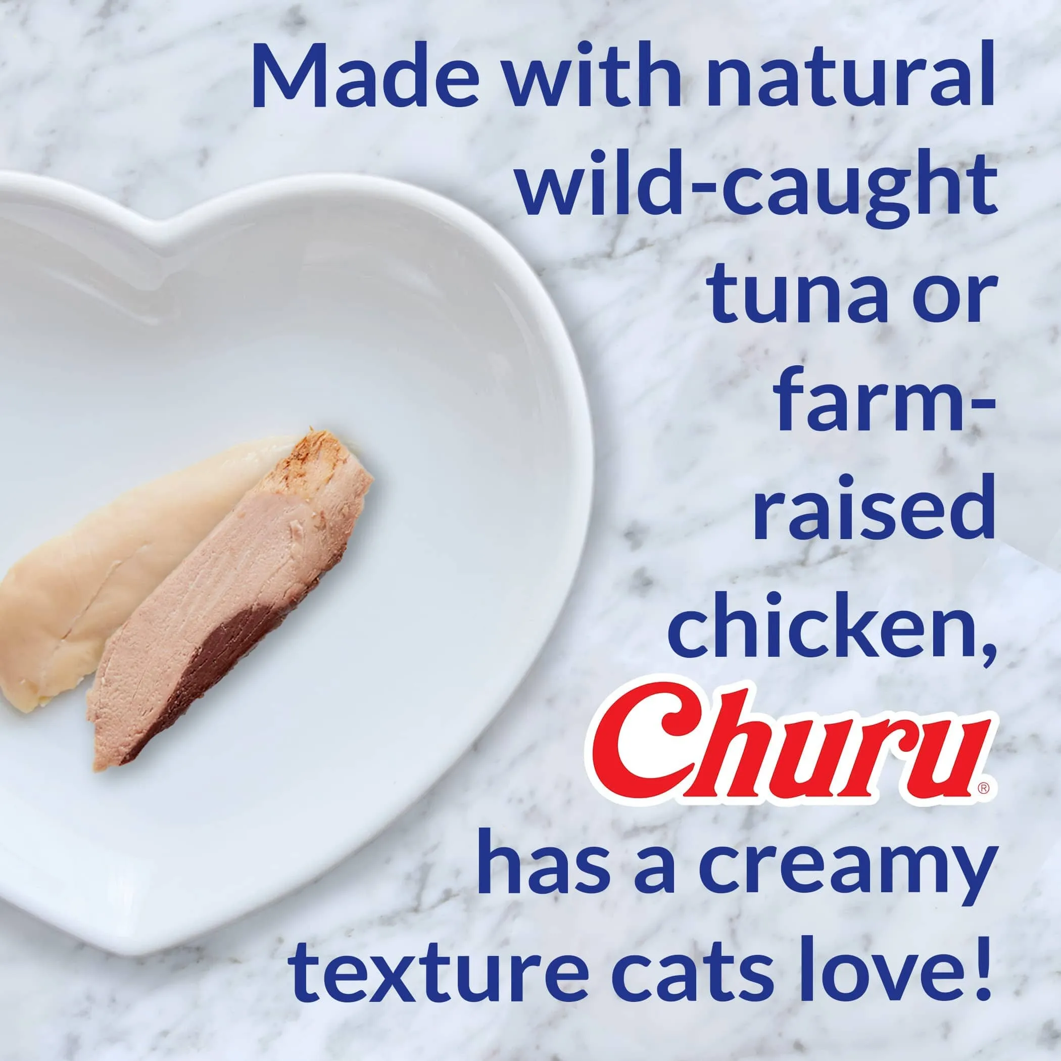 Inaba Churu Chicken and Salmon Lickable and Squeezable Puree Cat Treat Pouches - 2 Oz (4 Pack) - Case of 6