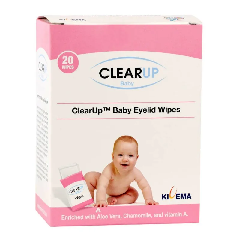 Kivema Organic baby wipes baby cleaning wipes around Eye and Ear 20Pcs