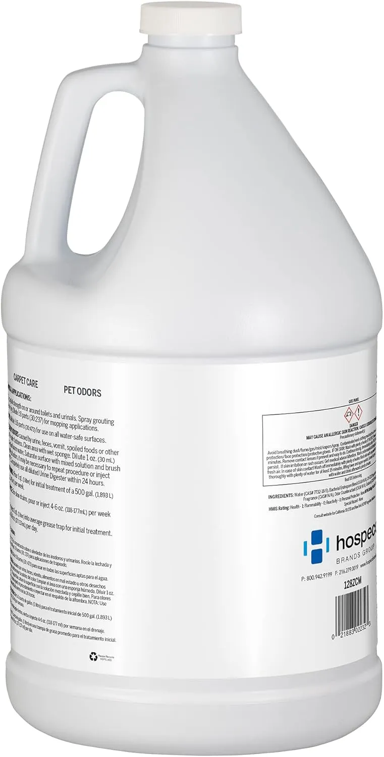 Nilodor BEON Urine Enzymatic Cleaner with Odor Neutralizer for Pet Dog, Carpet, and Bathroom, 1 Gallon, Cucumber Melon