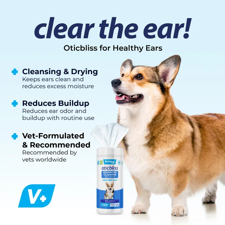 Oticbliss™ Advanced Cleaning Ear Wipes XL - 60 ct