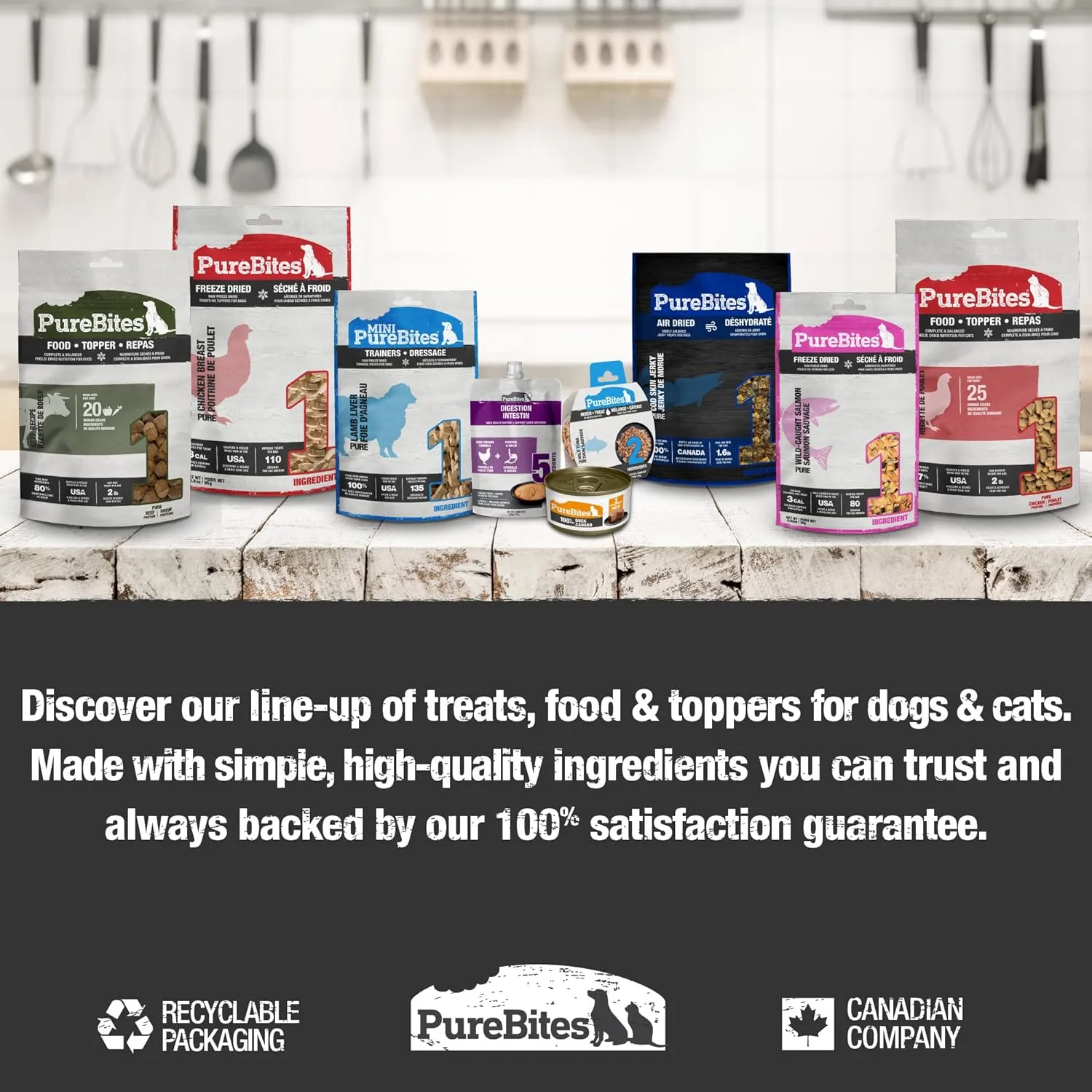 PureBites Beef Freeze Dried Dog Food  Topper, 20 Ingredients, Made in USA, 10oz