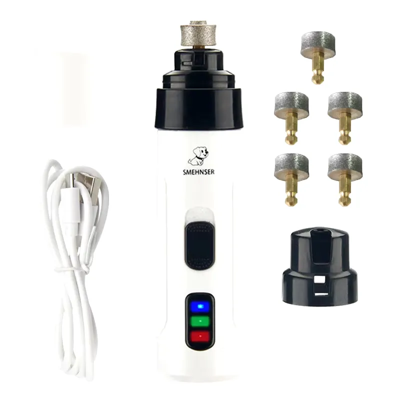 Rechargeable Dog Nail Grinder – Painless, Quiet & Stress-Free Grooming