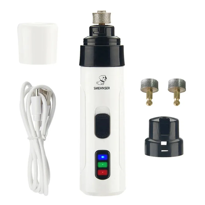 Rechargeable Dog Nail Grinder – Painless, Quiet & Stress-Free Grooming