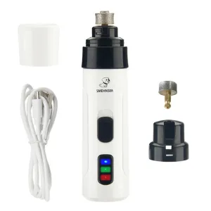 Rechargeable Dog Nail Grinder – Painless, Quiet & Stress-Free Grooming