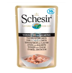Schesir Tuna With Salmon Pouch Cat Food