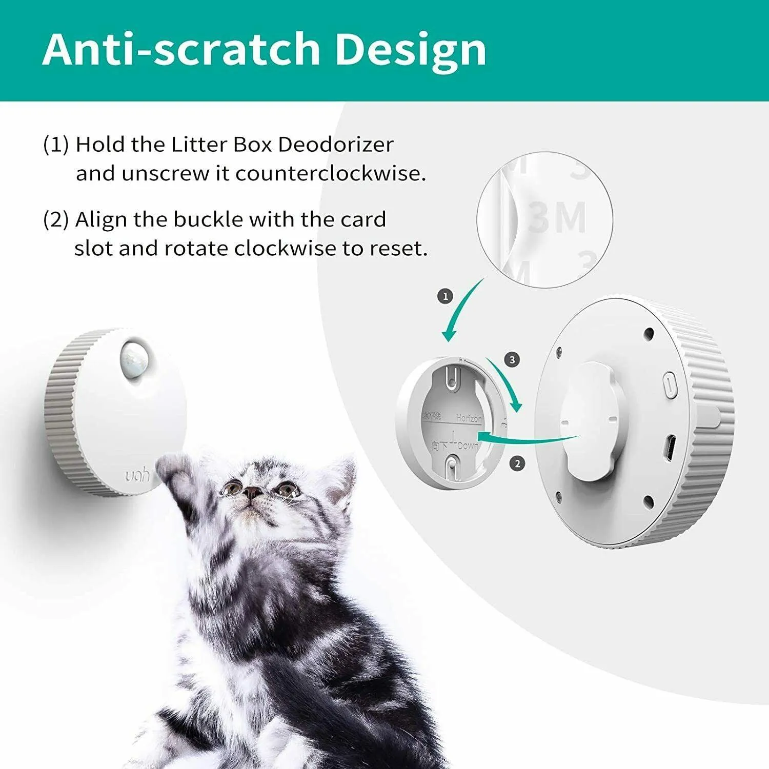 Smart Deodorizer | Cat Litter Box Odor Eliminator
