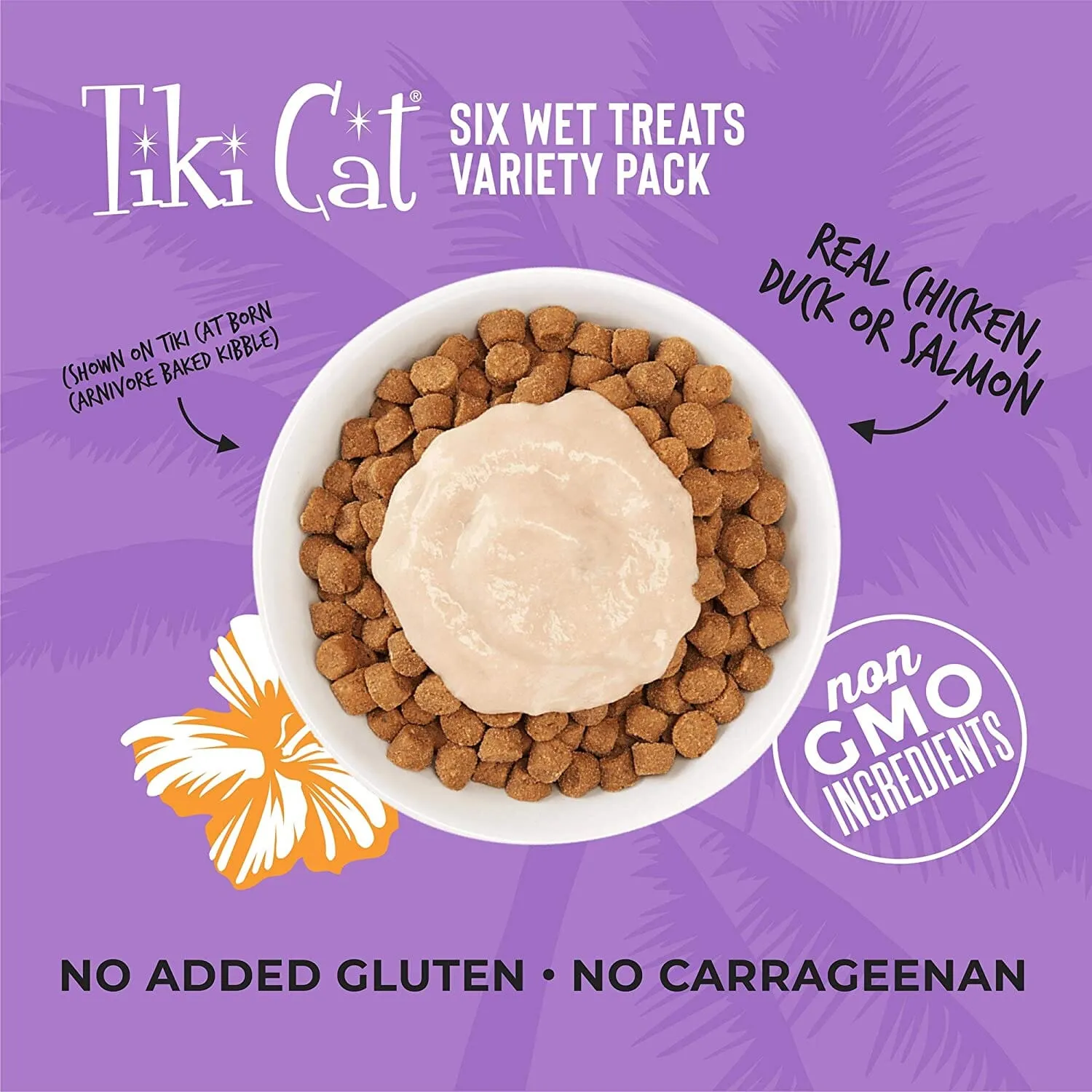 Tiki Cat Variety Pack of Chicken, Duck and Salmon STIX™ Cat Treats - (6 Tubes per Bag) - 3 Oz Bags - Pack of 12