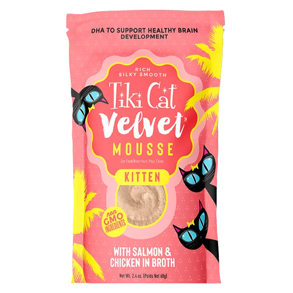 Tiki Cat Velvet Mousse for Kittens 2.4oz