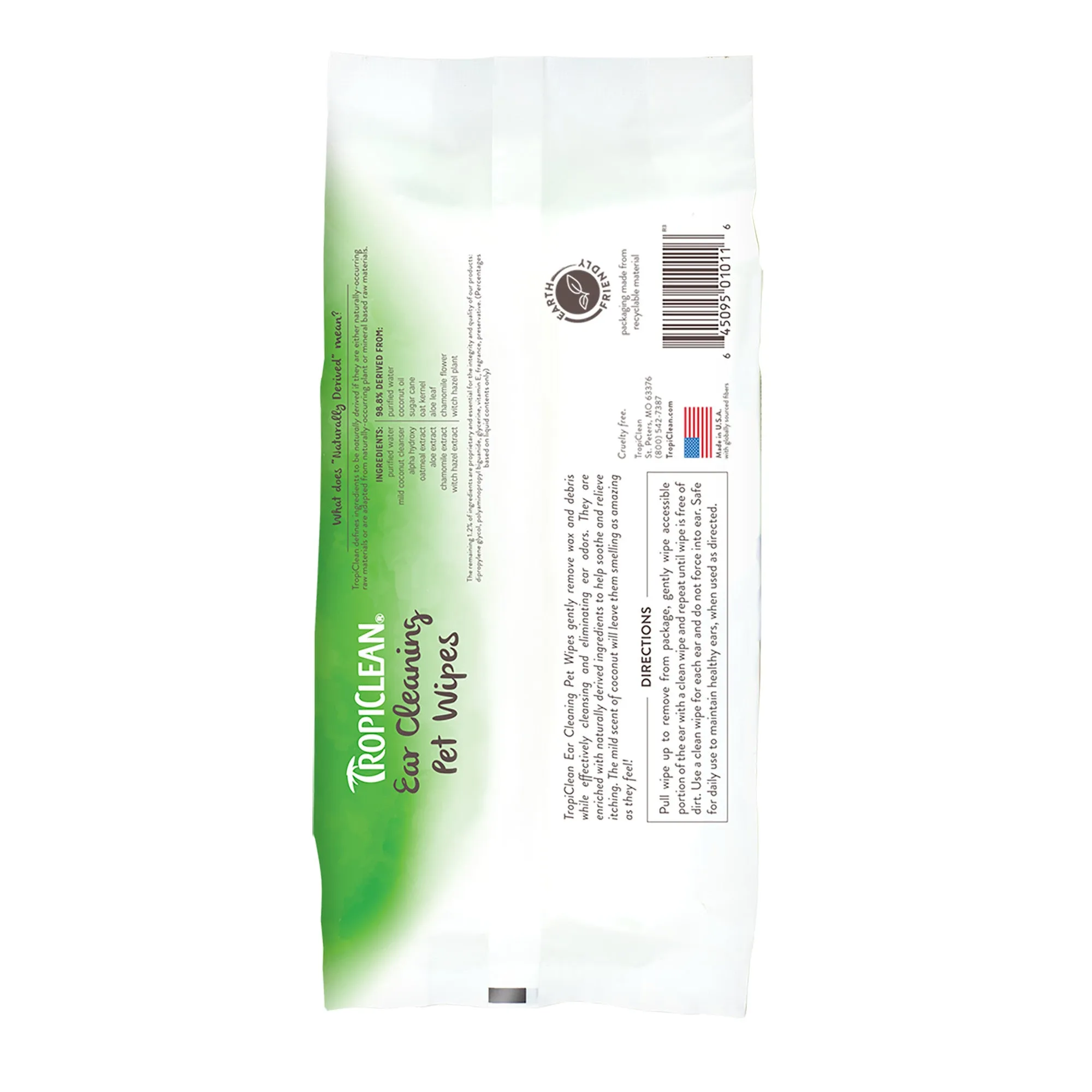 Tropiclean Wipes Ear Cleaning 50 Ct