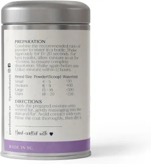 Unscented Dog Dry Shampoo, Powder Shampoo for Dogs, Regular Skin & Coat, 3.5 oz with Bamboo Applicator (Itch & Odour Control)