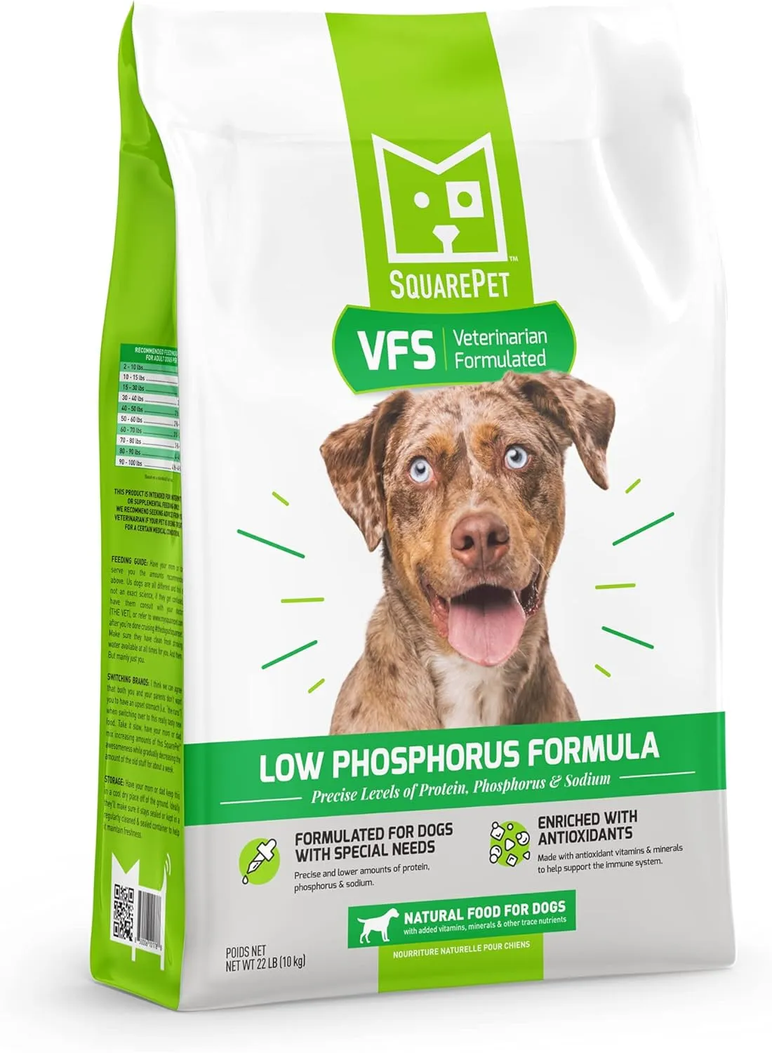 VFS Low Phosphorus Formula Special Needs Dry Dog Food Made with Cage Free Turkey and Whole Eggs 22lb