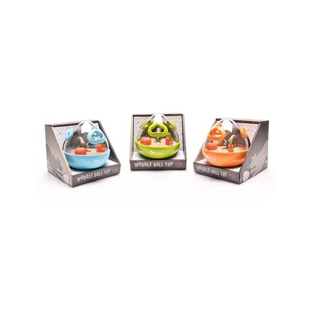 Wobble Ball Dog Treat Toy
